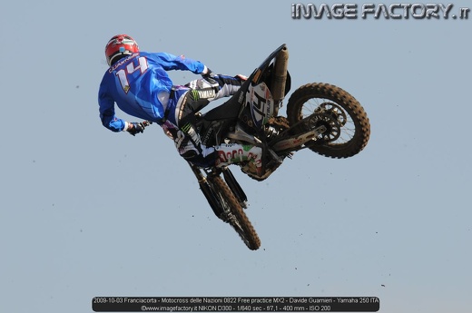 2009-10-03 Franciacorta - Motocross delle Nazioni 0822 Free practice MX2 - Davide Guarnieri - Yamaha 250 ITA